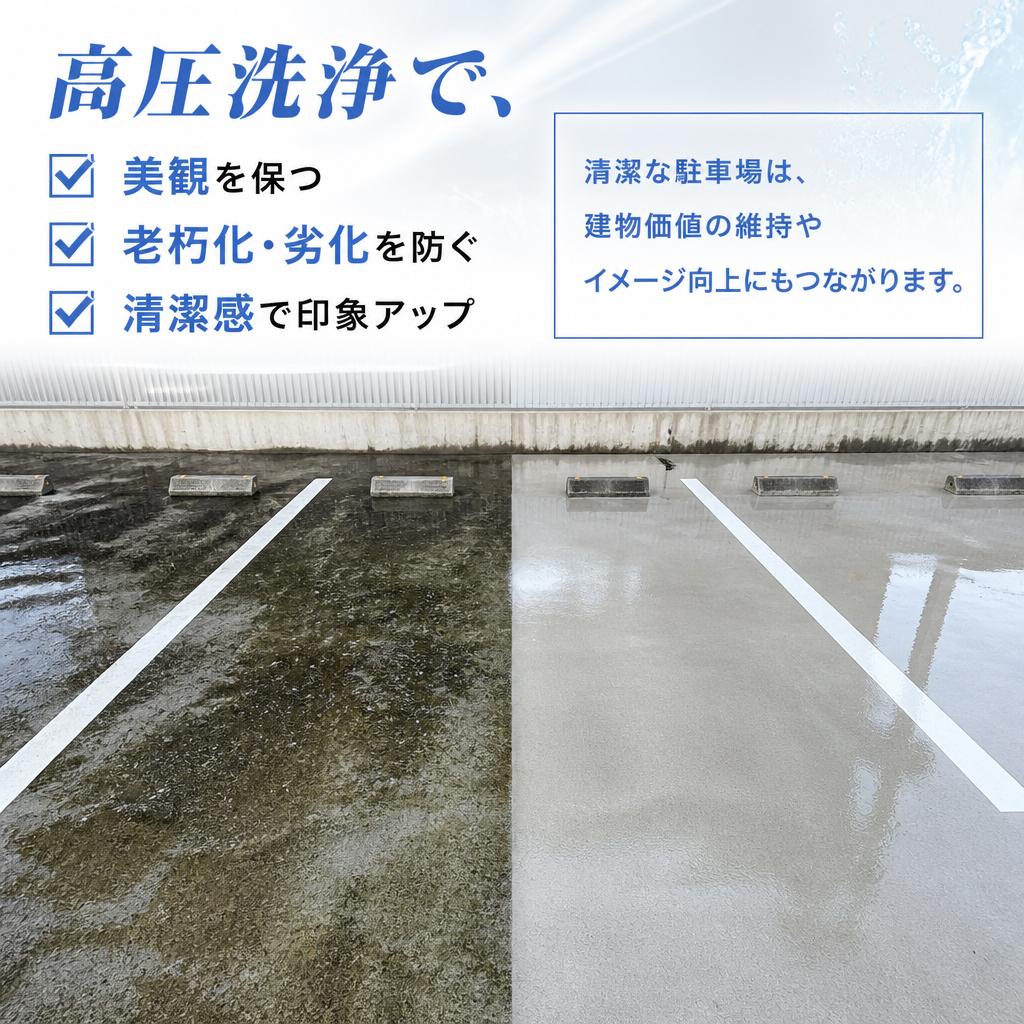 高圧洗浄の効果